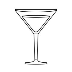Delicious cocktail drink icon vector illustration graphic design