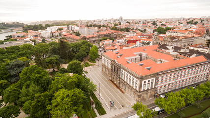 Fototapeta na wymiar Aerial view of The University Of Porto, Portugal