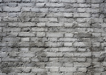 Texture of gray color brick wall