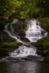 Fototapeta na wymiar Tranquil waterfall