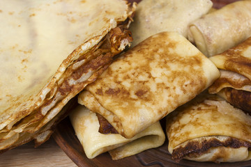 Freshly baked pancakes