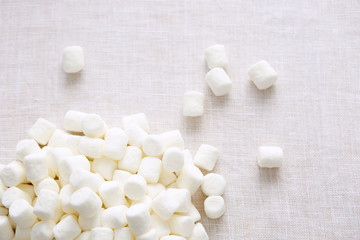 Fototapeta na wymiar マシュマロ アップ marshmallows white up 