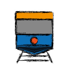 train vehicle icon over white background. colorful design. vector illustration