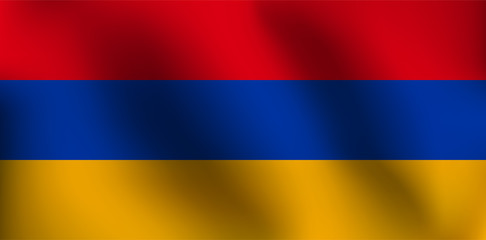 Obraz premium Flag of Armenia - Vector Illustration