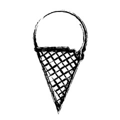 Fototapeta na wymiar ice cream icon over white background. vector illustration