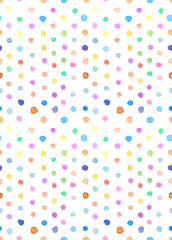 pattern dot watercolor