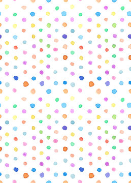 pattern dot watercolor