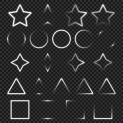 Light geometry Objects Set for Your Design