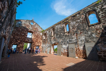 Fototapeta premium St. Paul’s Church place to visit in Melaka