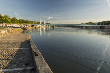 Fototapeta premium Lyon - Quai du Rhône.