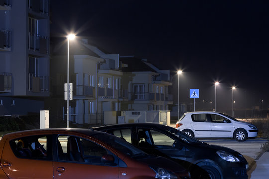 short street at night
