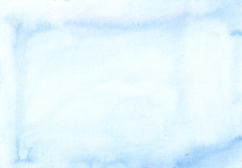 Blue watercolor background for textures and backgrounds