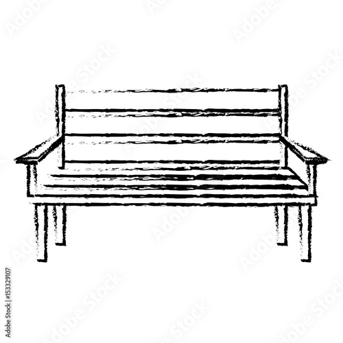 "chair park isolated icon vector illustration design" Stock image and
