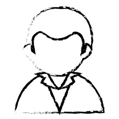 businessman worker isolated icon vector illustration design