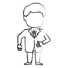 Obraz premium businessman worker isolated icon vector illustration design