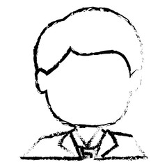 businessman worker isolated icon vector illustration design