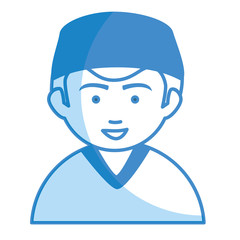 Male surgeon avatar character vector illustration design