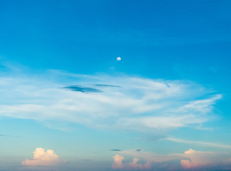 blue sky with cloud