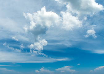 blue sky with cloud