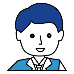 businessman worker isolated icon vector illustration design