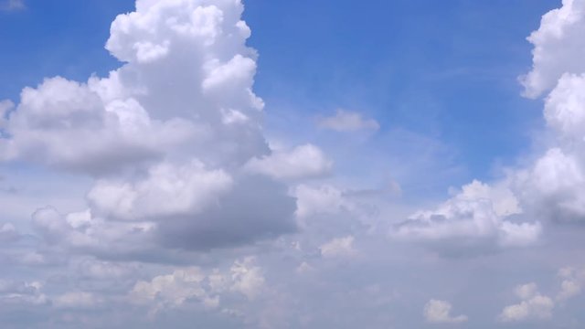 timelapse with beautiful clouds moving