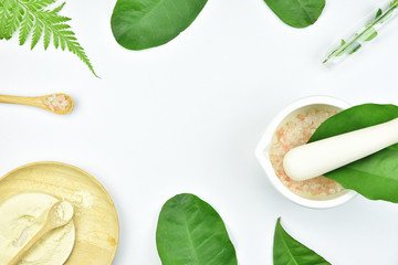Natural background with copy space for beauty product