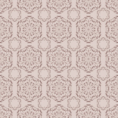 Floral seamless patterns. Colored background
