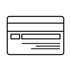 credit card isolated icon vector illustration design