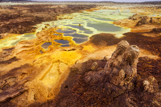 Dalol Volcano. Ethiopia.