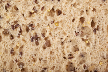 Fragment of a cumin bread texture
