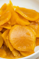 沢庵のたまり漬け