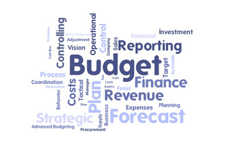 Budget word cloud
