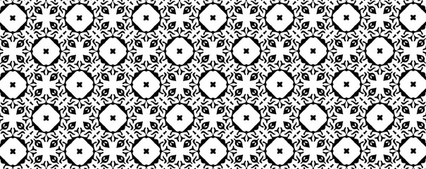 Ornament with elements of black and white colors. 3