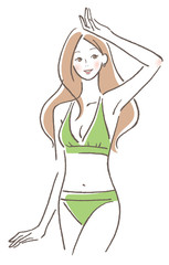 水着　女性