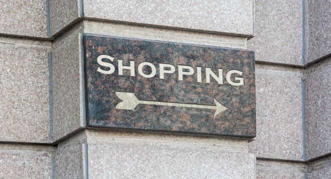 Schild 204 - Shopping