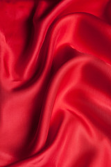 Red cloth waves background texture