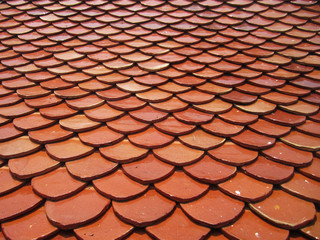tiled roof background pattern
