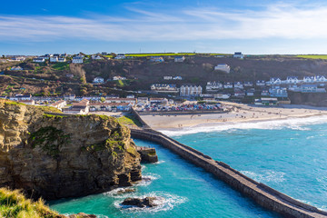 Fototapeta premium Portreath Cornwall England UK