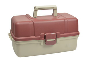 Fishing box isolated on white background