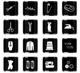 tailoring icon set