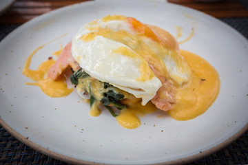 ham, cheese and fried egg, food delicacy