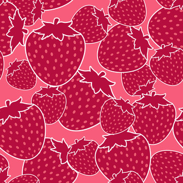 Red strawberry pattern © t_dalton