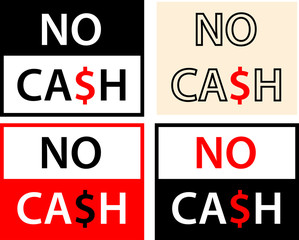 No Cash Label