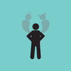 Angel And Devil Dark Side And Bright Side Of Human