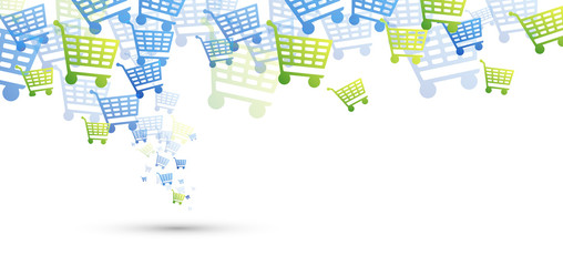 sfondo, carrello, vendere, comprare