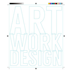 Document Frame With Print Calibration Elements