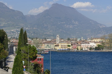 Obraz premium Sentiero del Ponale a Riva del Garda