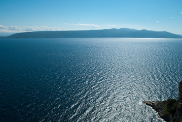 The sea fuses into the islands of Croatia