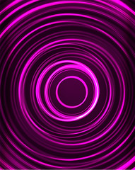 Neon circles abstract background