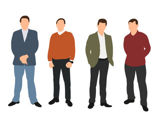 Obraz premium business man collection